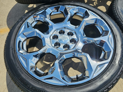 NEW 24" GMC Yukon Sierra Tahoe Cadillac Escalade V OEM wheels rims SET NEW
