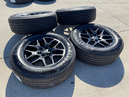 20" Ford F-150 Expedition OEM wheels BLACK tires 2023 2024 2025 NEW