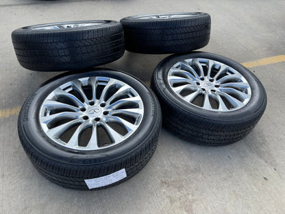 22" Infiniti QX80 QX56 Nissan Titan OEM 62799 73770 wheels rims tires SET