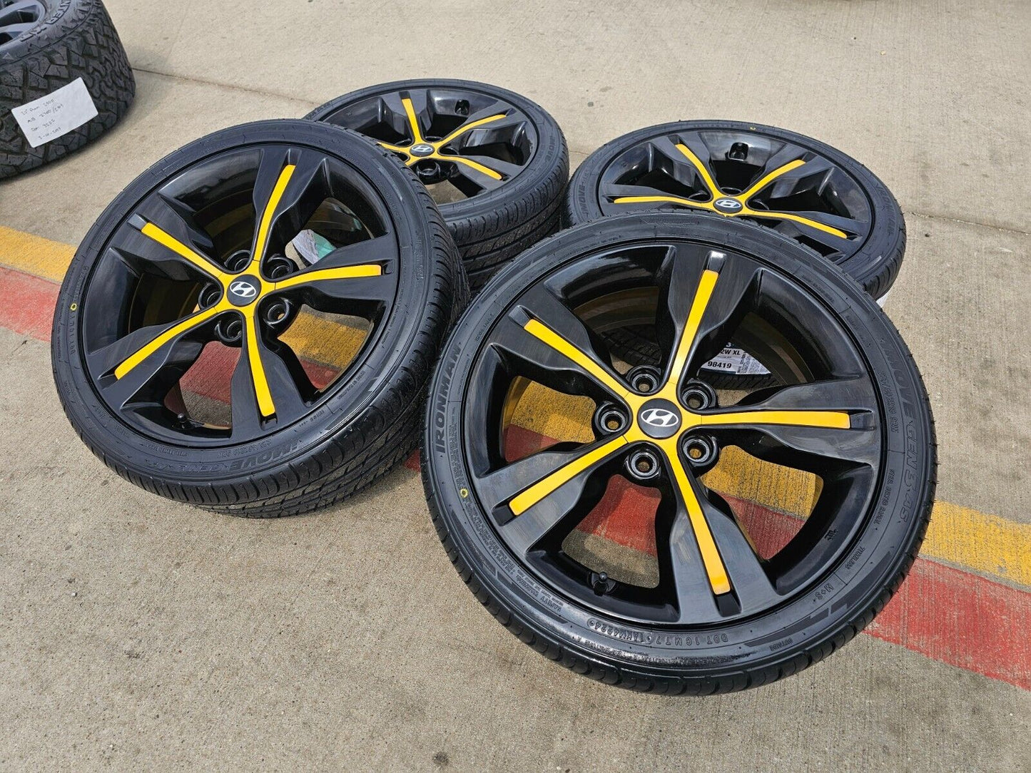 18" Hyundai Veloster K4 Sonata OEM wheel rims tires 70813 Tuscon Genesis NEW