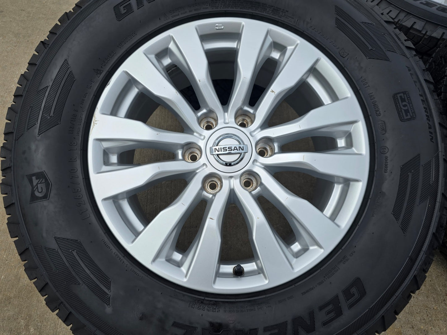 18" Nissan Titan Armada OEM wheels rims tires A/T RIM# 62737 FITS 2006-2027
