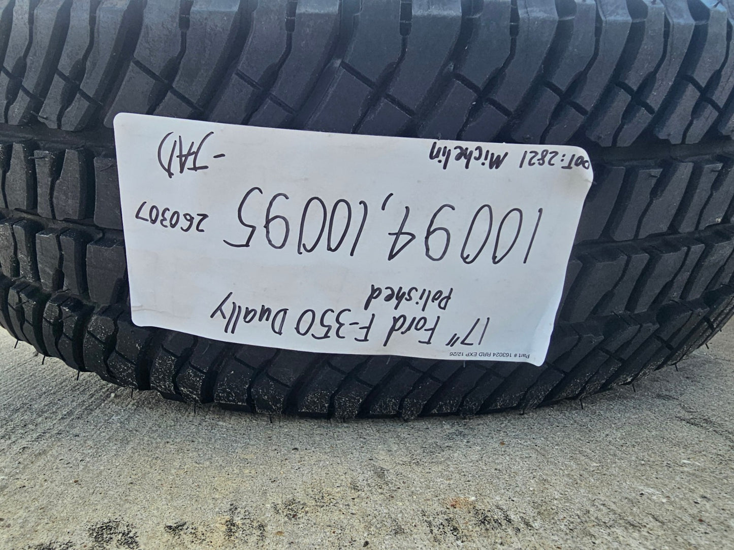 17" Ford F-350 Dually OEM 10477 10478 rims wheels SET tires MICHELIN NEW