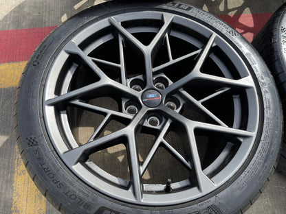 19" 19x10.5 19x11 Ford Mustang GT Track Pack PREFORMANCE OEM wheels rim MICHELIN