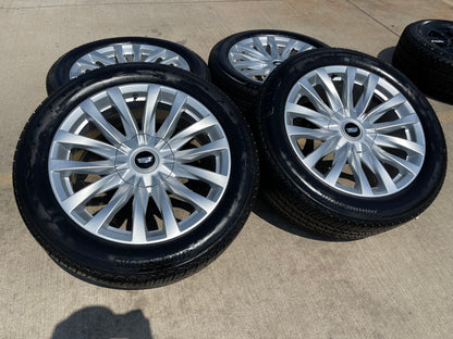 22" Cadillac Escalade Platinum OEM wheels rims 95026 4873 tires 2025 2026 NEW