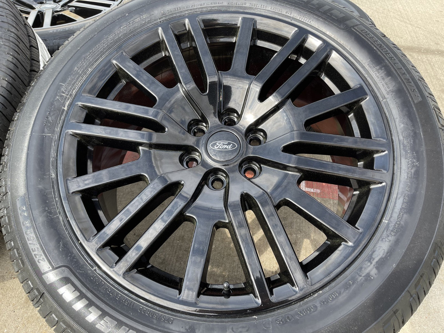 22" Ford F-150 LIMITED Plus OEM rims wheels 10444 Expedition tires MICHELIN NEW