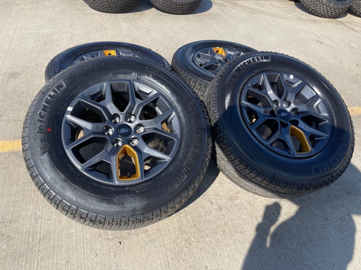 18" Ford Expedition F-150 TREMOR OEM rims wheels 2026 2027 SET MICHELIN NEW
