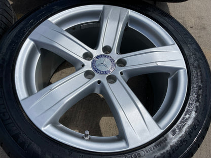 18" Mercedes OEM 85121 wheels rims tires S C E CLASS