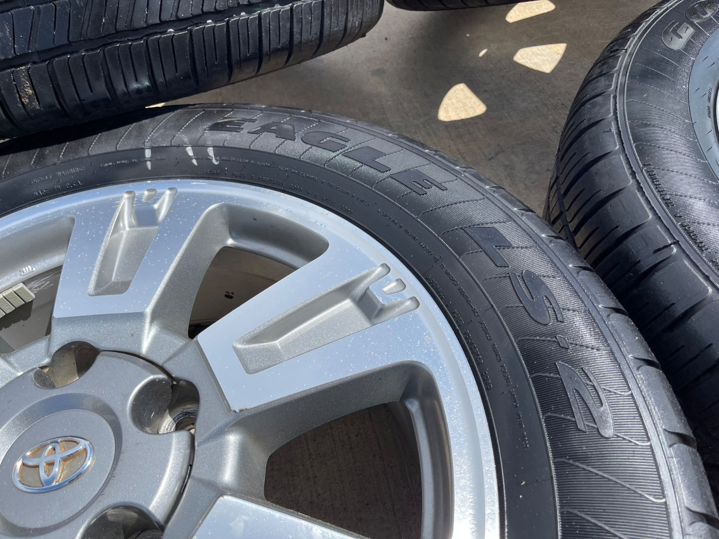 20" Toyota Tundra PLATINUM OEM 75159 SET wheels rims 5x150 tires GOODYEAR