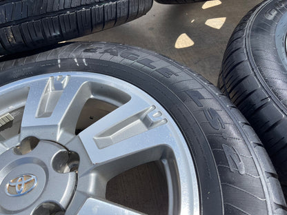20" Toyota Tundra PLATINUM OEM 75159 SET wheels rims 5x150 tires GOODYEAR
