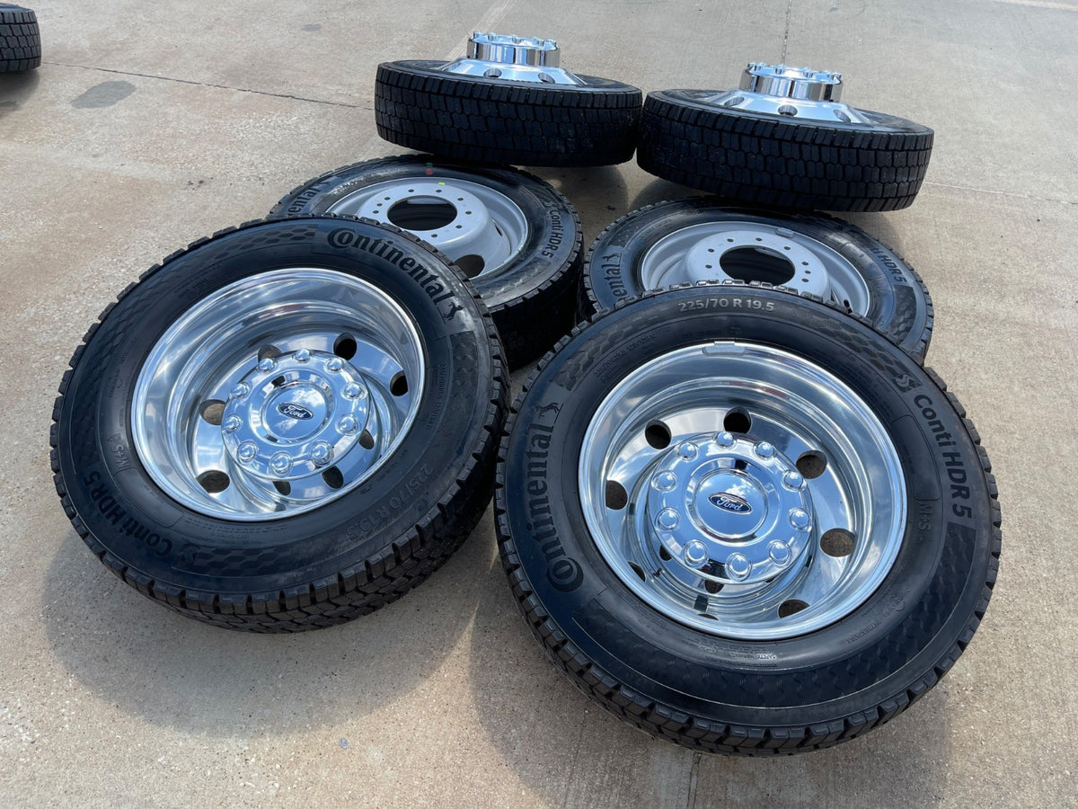 19.5" Ford F-450 Dually F-550 rims wheels RAM 4500 OEM 10x225 2026 2027 SET NEW