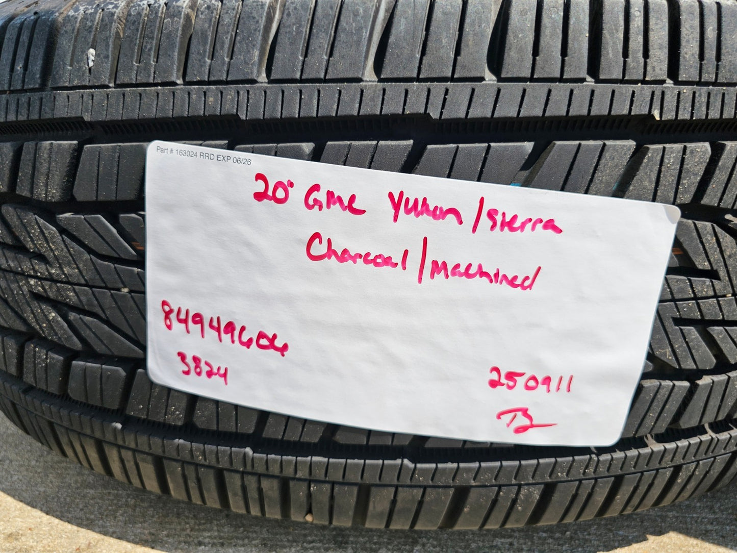 20" GMC Sierra Yukon Chevy Silverado OEM wheels rims 2024 2025 2026 NEW