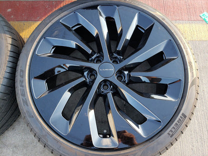 21" Lucid Air OEM Grand Touring black wheels rims tires 5x120 2023 2024 2025 NEW