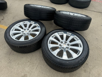 22" Chevy Silverado High Country OEM 5922 wheels rims Tahoe 2022 2023 2024 NEW