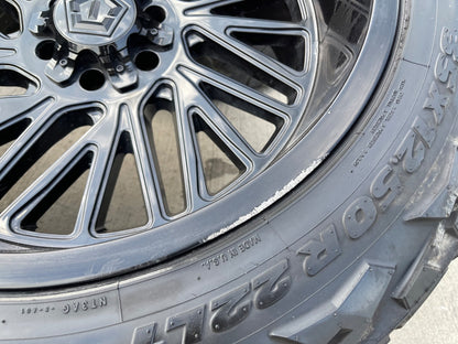 22x12 TIS 553B Chevy Silverado Ford F-150 RAM wheels rims 6x139 6x135