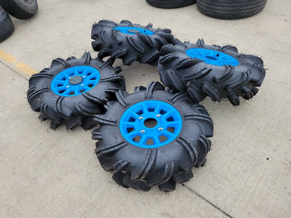 14" Polaris RZR 1000 XP Turbo wheels rims tires 1522842-655 Cast 53 Flash