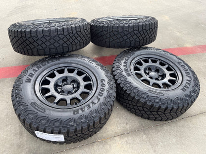 18" AEV SALTA GMC Sierra AT4X Chevy Silverado OEM rims wheels SET NEW GOODYEAR