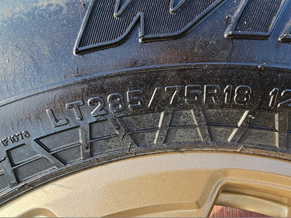 18" Ford F-250 F-350 OEM TREMOR Bronze rims wheels 10482 35" NEW