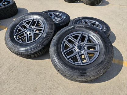 17" Jeep Wrangler Rubicon Sport S OEM wheels rims 51649 Gladiator 2024 2025 NEW