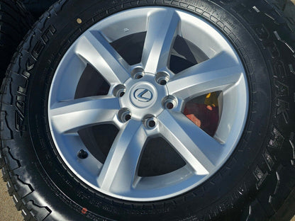 18" Lexus GX460 GX470 Tacoma 4Runner OEM wheels rims 74229 tires FALKEN A/T3 NEW