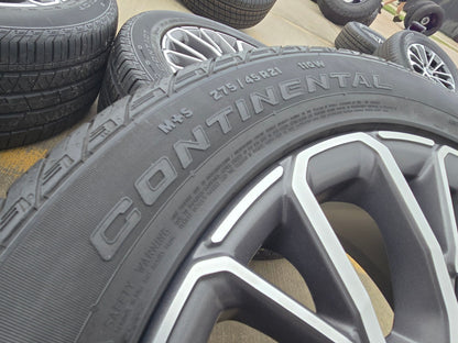 21" Jeep Grand Cherokee L OEM wheels rims 9290 Durango CONTINENTAL