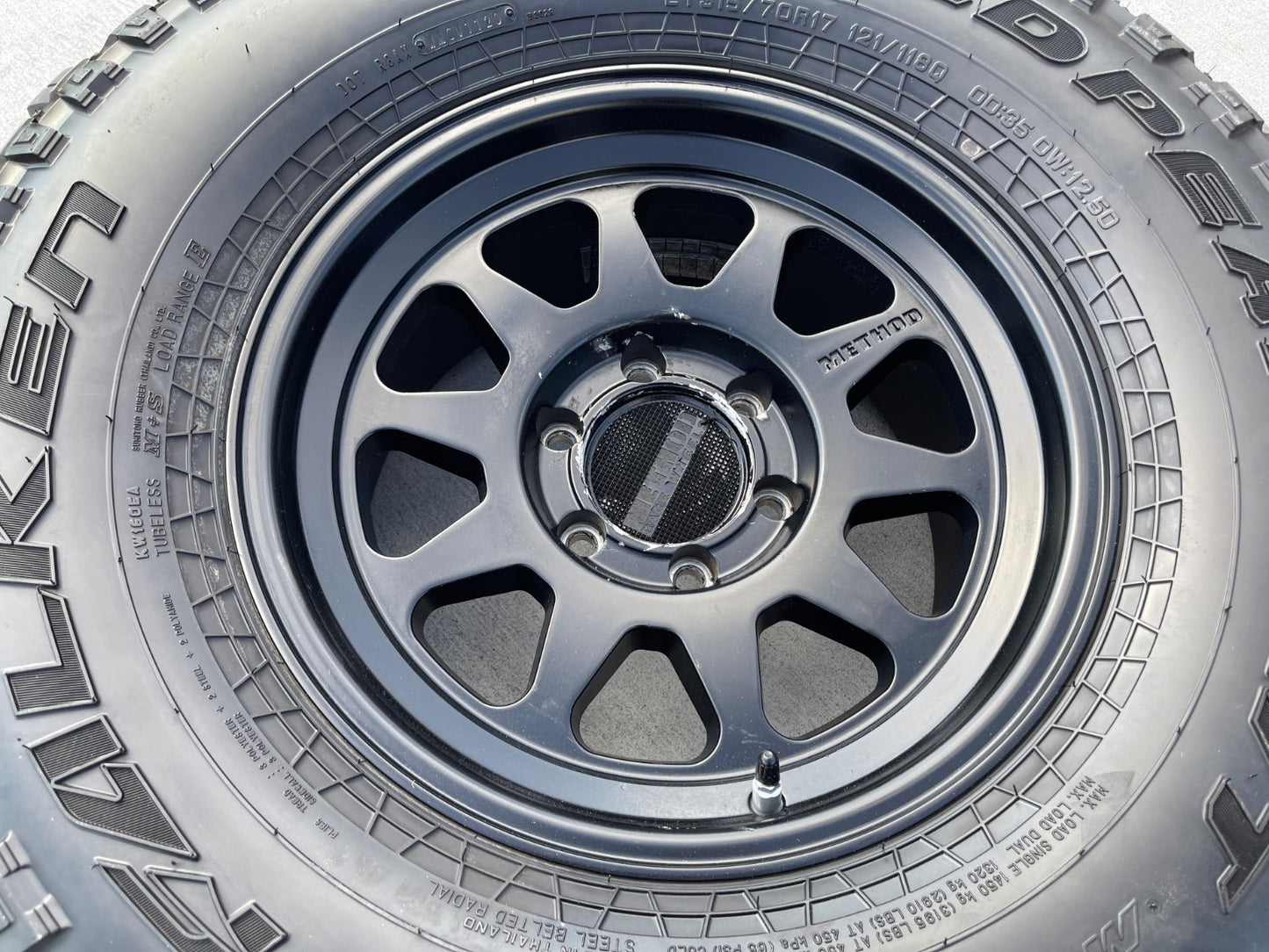 17x8.5 17" Method Racing MR316 Chevy Silverado RAM Tacoma wheel rim 6x139 6x5.5