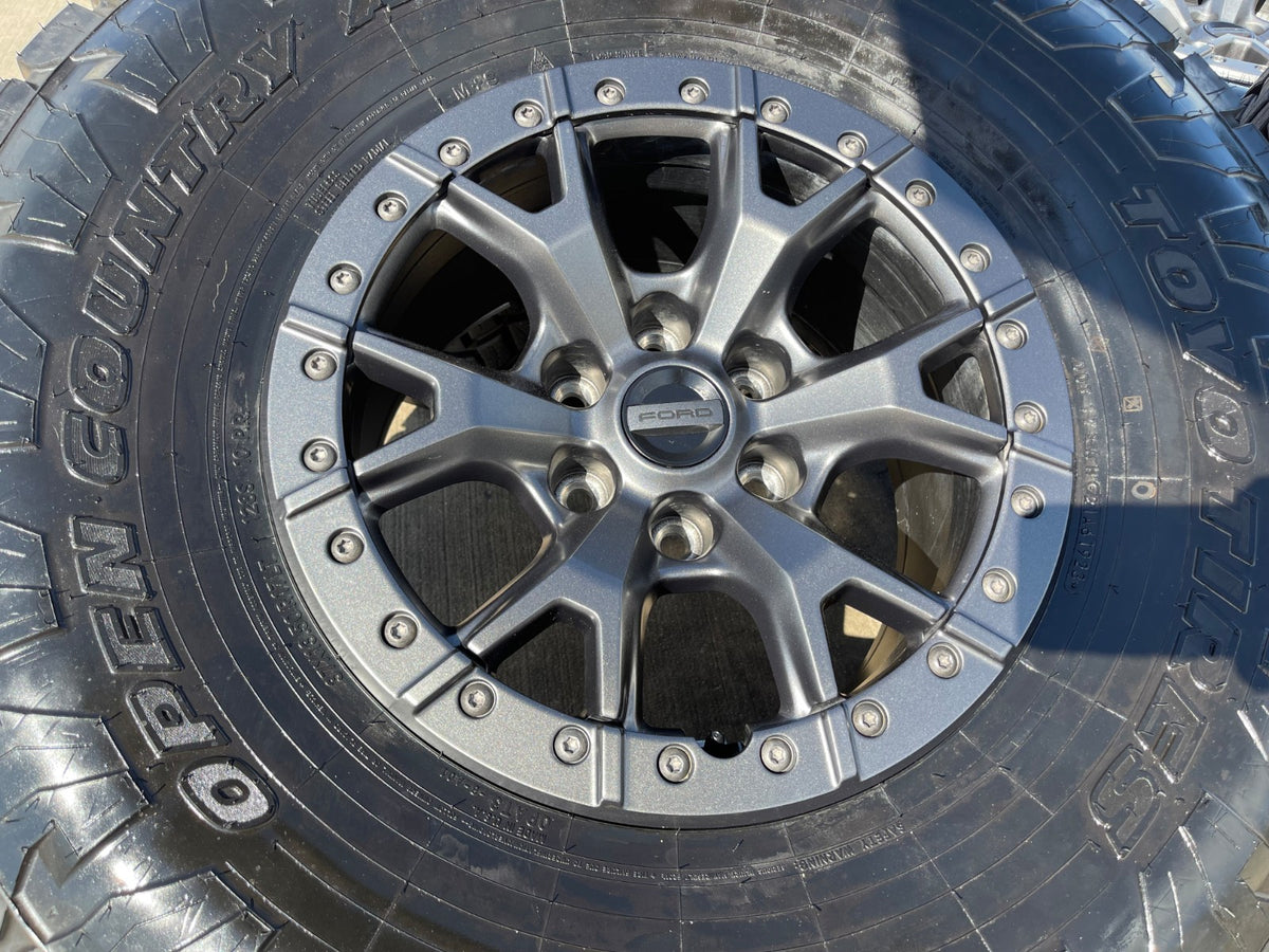 17" Ford F-150 Raptor R OEM BEADLOCK 10460 rims wheels 37" tires SET TOYO