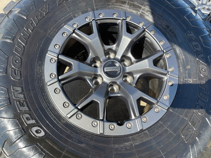 17" Ford F-150 Raptor R OEM BEADLOCK 10460 rims wheels 37" tires SET TOYO