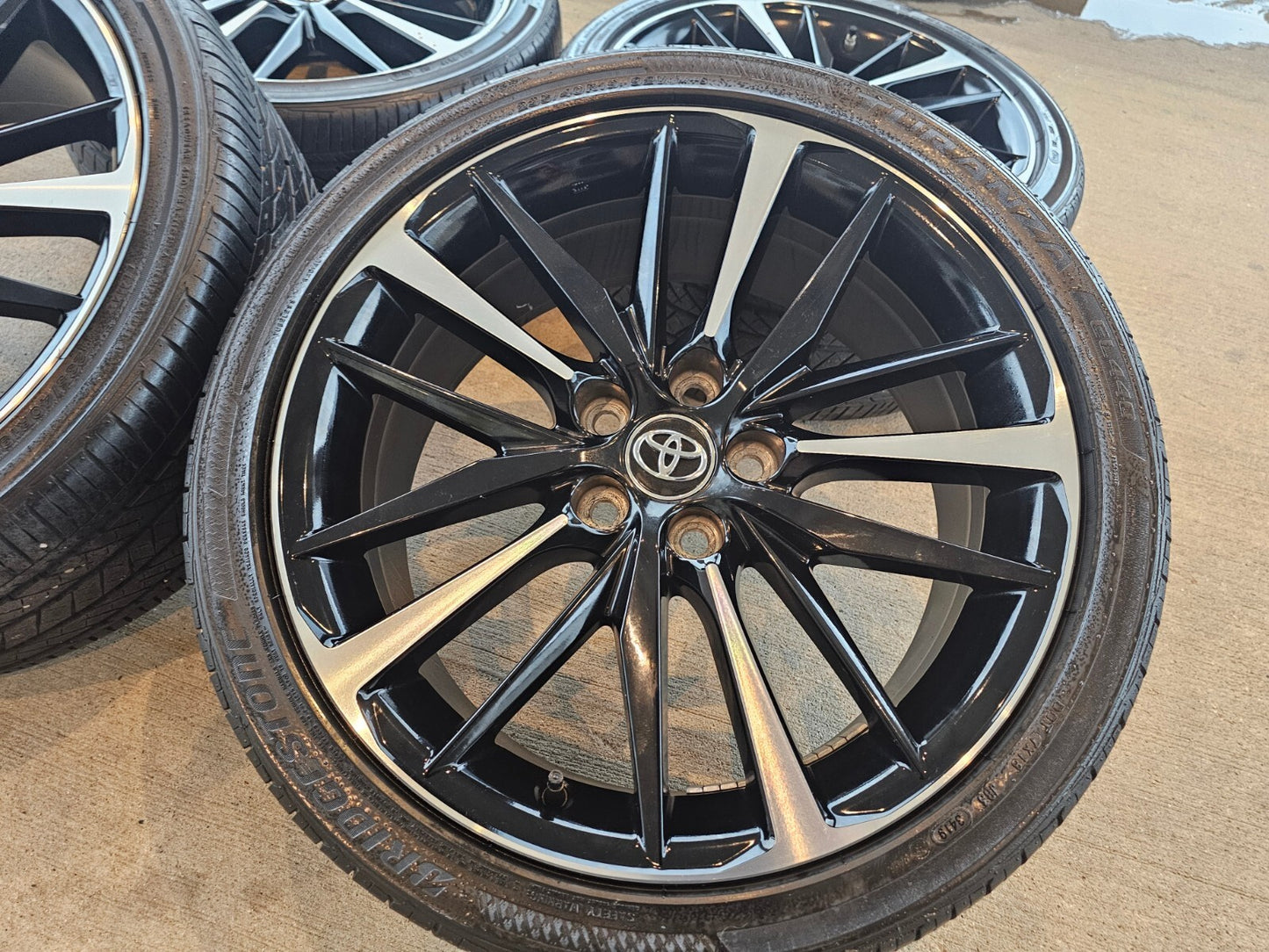 19" Toyota Camry OEM TRD black wheels rims 75222 Avalon Lexus