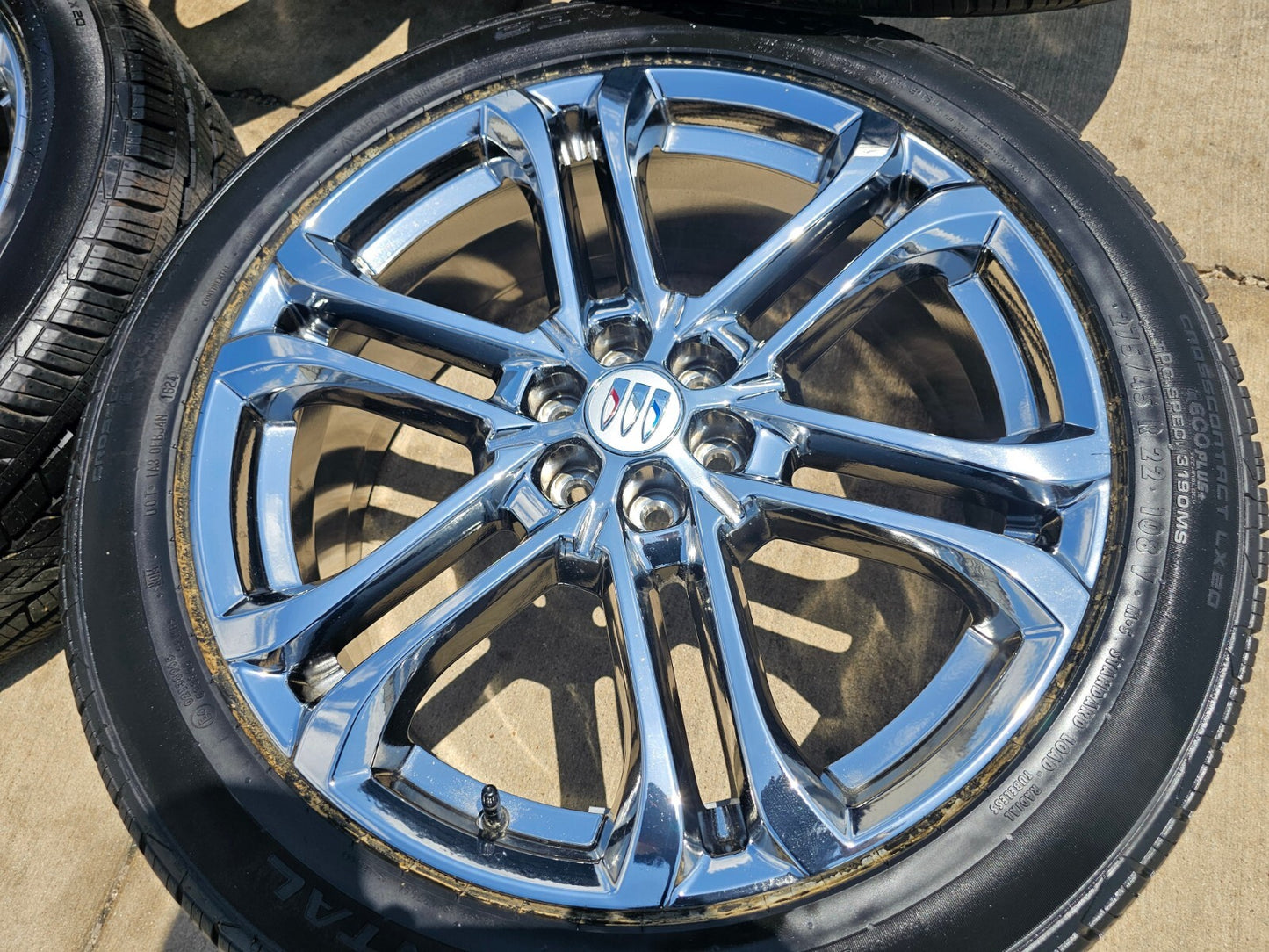(1) 22" Buick Enclave OEM 94061 wheel rim Acadia Traverse spare 2025 2026 NEW