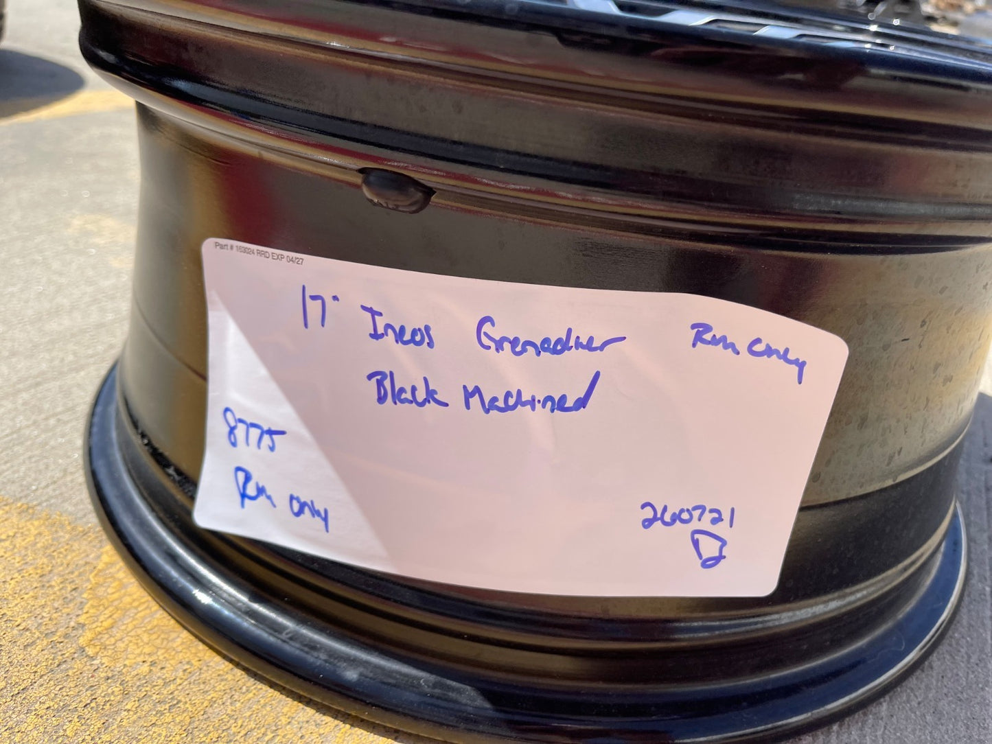 (1) 17" INEOS Grenadier OEM 8775 wheel rim 2023 2024 2025 2026 NEW