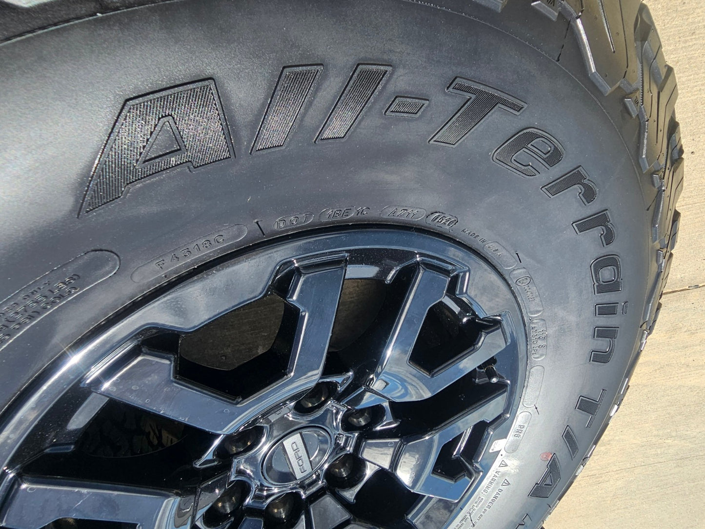 (5) 17" Ford F-150 Raptor Bronco OEM 10461 rims wheels SET BFG 2025 2026 BFG NEW