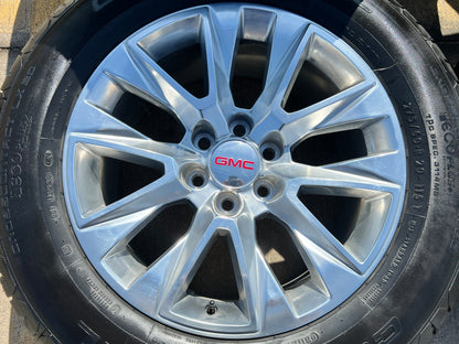 20" GMC Yukon 5920 OEM wheels rims Chevy Tahoe Silverado 2025 2026 CONTINENTAL