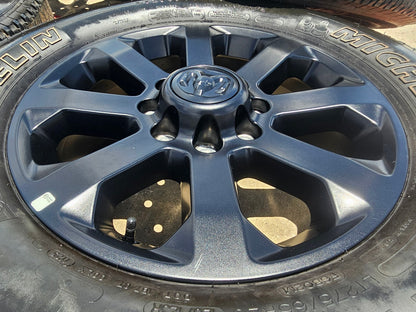 20" Dodge Ram 2500 3500 LARAMIE OEM 2700 wheels rims SET tires MICHELIN