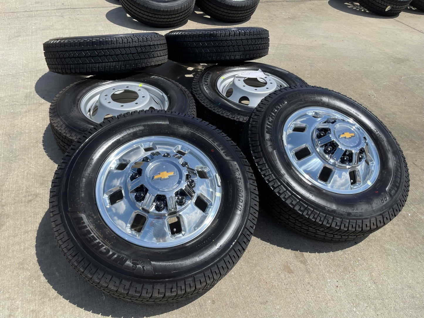 18" GMC Sierra 3500 DENALI Dually rims wheels OEM 14127 14129 SET 2026 2027 NEW
