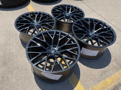 20" Audi R8 V10 OEM black wheels rims RS5 RS6 RS7 S5 A6 S5 S6 S7 59007 59008 NEW