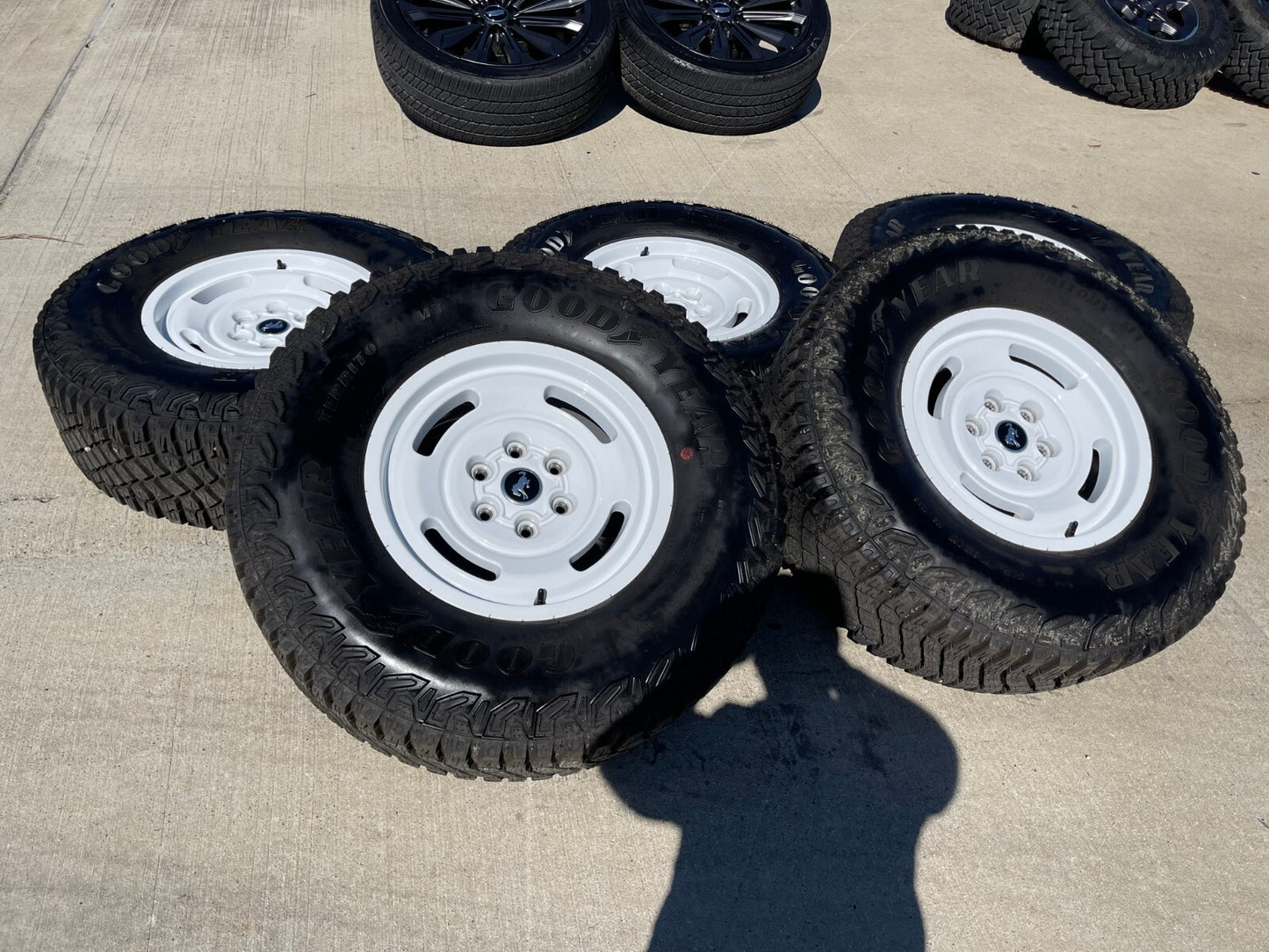 17" Ford Bronco HERITAGE Limited Edition wheels rims white 35" NEW 2024 2025