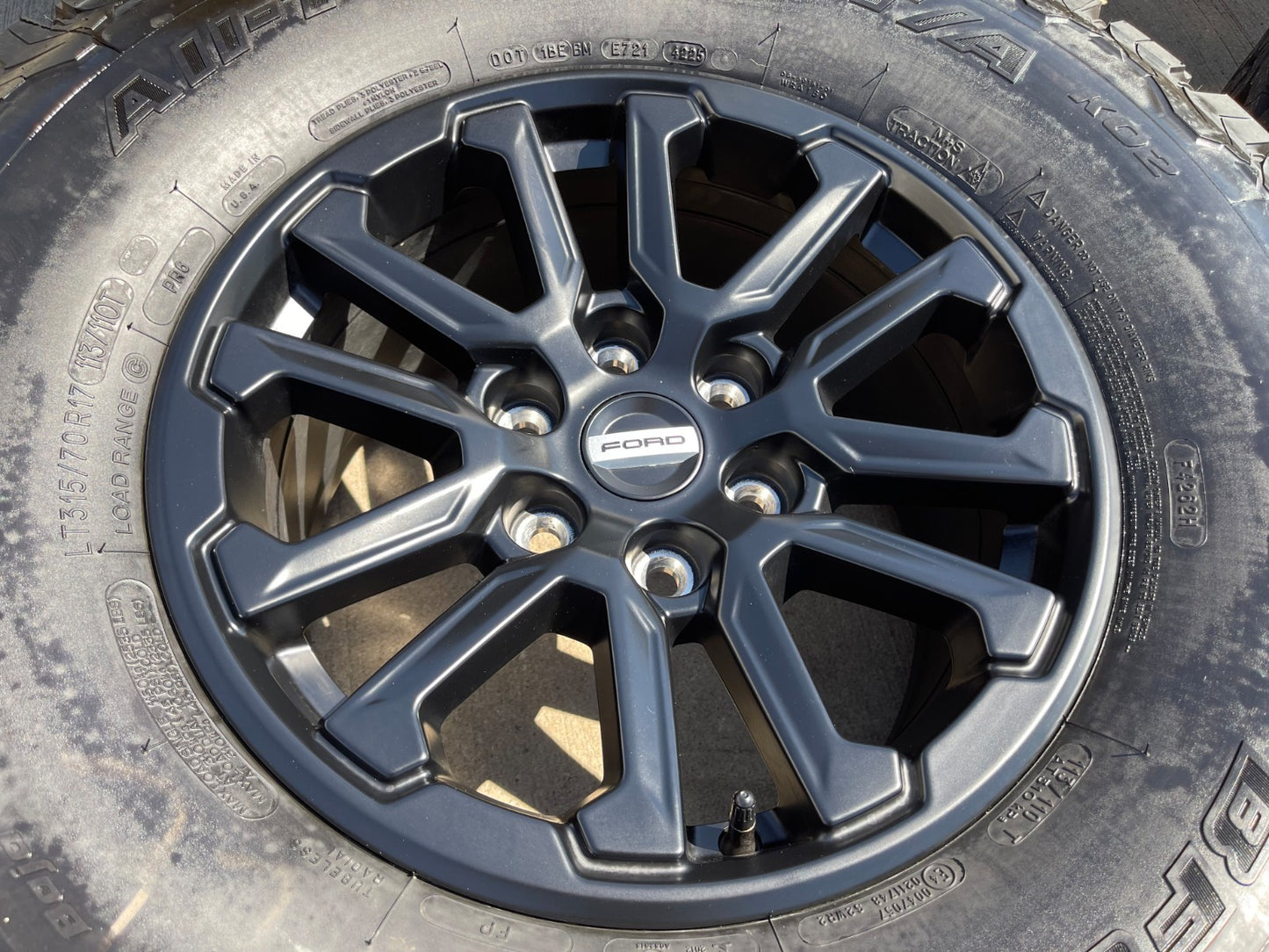 17" Ford F-150 Raptor OEM 10611 rims wheels Bronco 2025 2026 2027 BFG 35" NEW