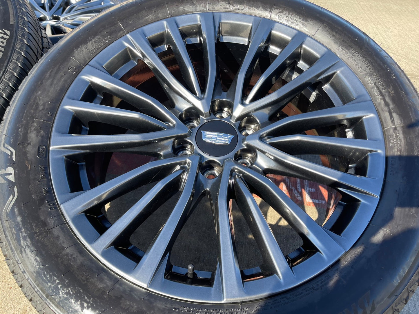 22" Cadillac Escalade V Platinum OEM 4883 95479 wheels rims 2023 2024 2025 2026