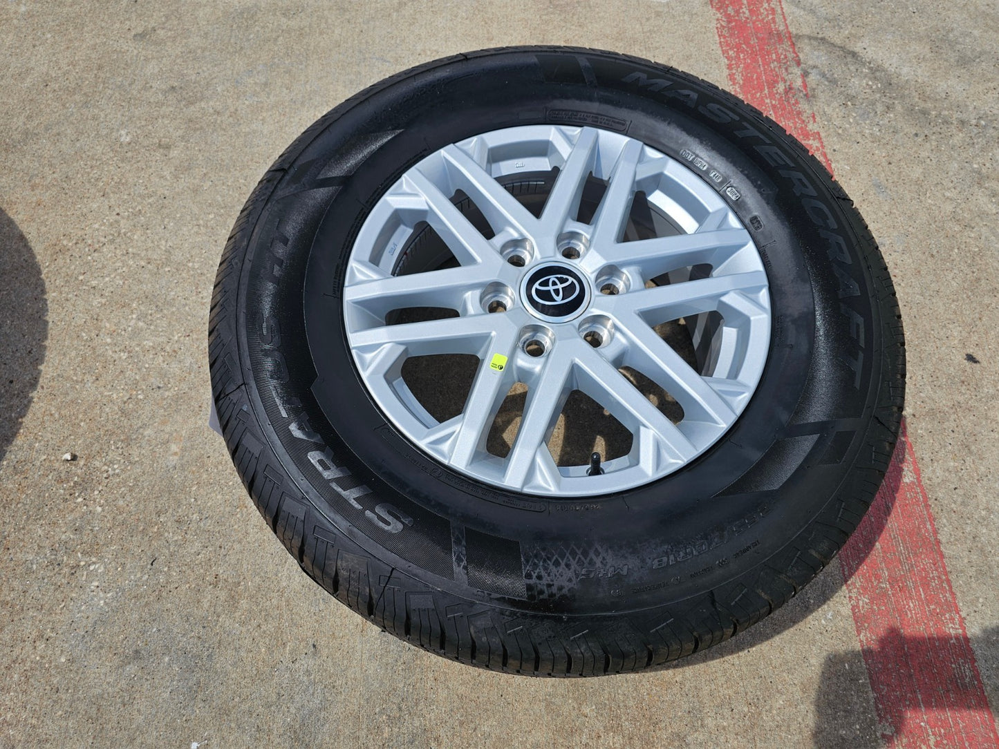 18" Toyota Tundra Sequoia OEM wheel rim 75281 spare LX600 2024 2025 2026 NEW