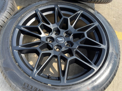 19" Ford Mustang GT Track Pack OEM 10600 10603 wheels rims BLACK 2026 2027 NEW