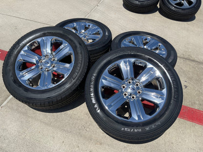 20" Ford F-150 Expedition OEM Lariat rims wheels 10171 SET tires CHROME