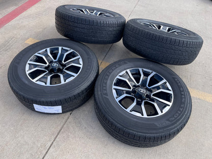 17" Toyota Tacoma 4Runner OEM 75259 wheels rims black TRD FJ SET