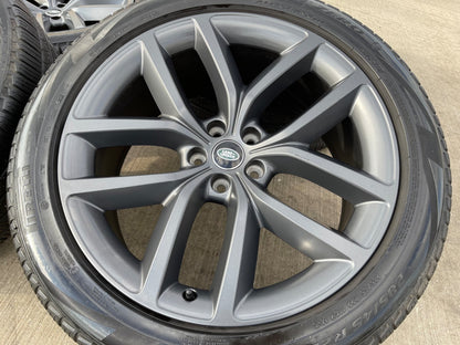 22" Land Rover DEFENDER OEM wheels rims 72385 Range tires GRAY 2023 2024 2025