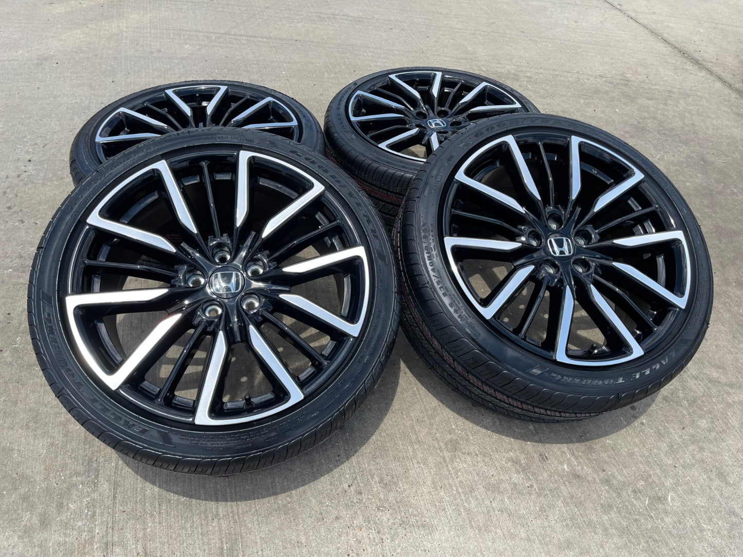 19" Honda Accord OEM Sport wheels rims 60308 SET 2024 2025 2026 GOODYEAR NEW