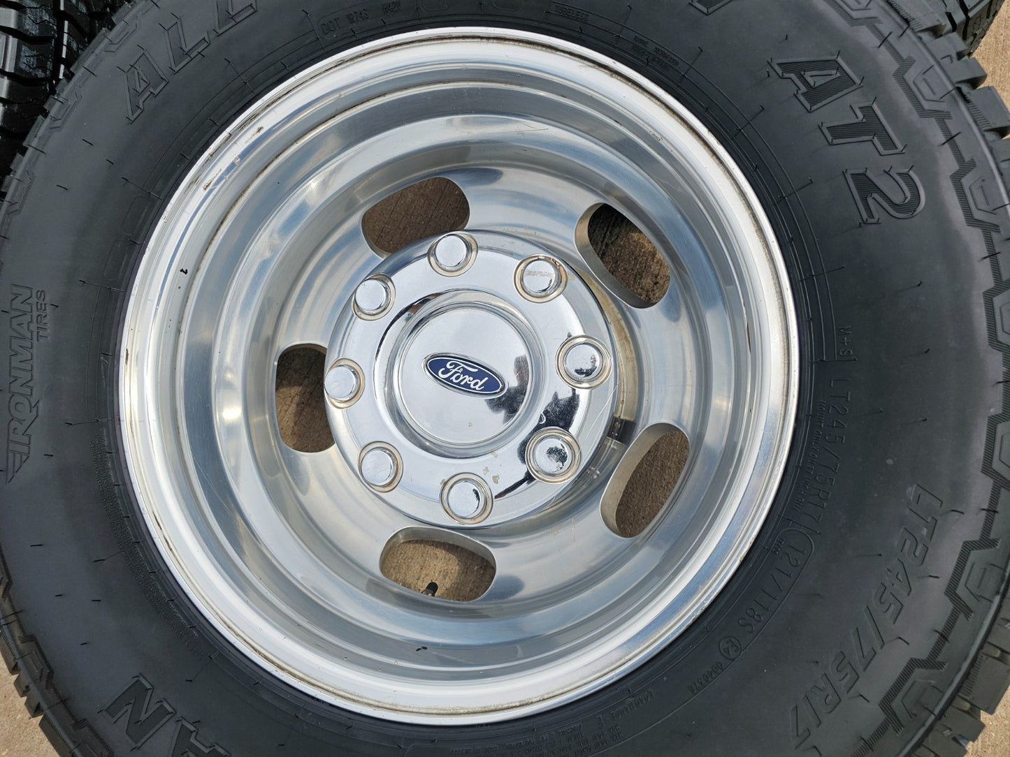 17" Ford F-350 Dually OEM 10477 10478 rims wheels 2024 2025 2026 IRONMAN A/T NEW
