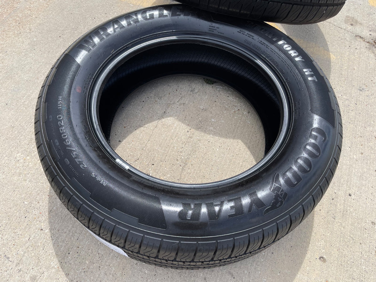 275/60/20 Goodyear Wrangler Territory H/T tire 275/60R20 LR 115H TAKE OFFS NEW
