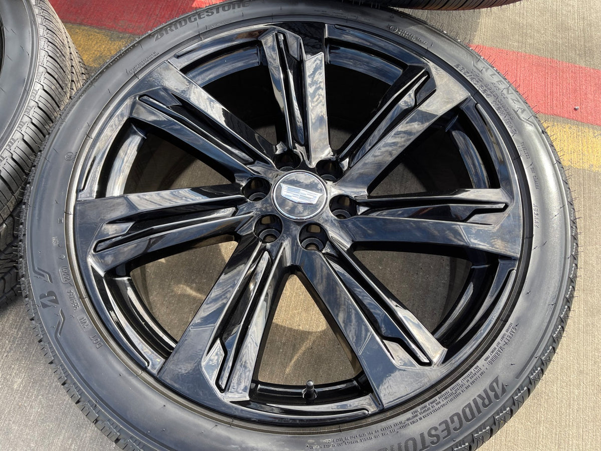 24" Cadillac Escalade V OEM wheels rims 2025 2026 2027 BRIDGESTONE SET NEW