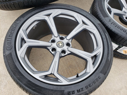 22" Lamborghini Urus OEM wheels rims gray Taigete 2022 2023 2024 2025 2026 NEW