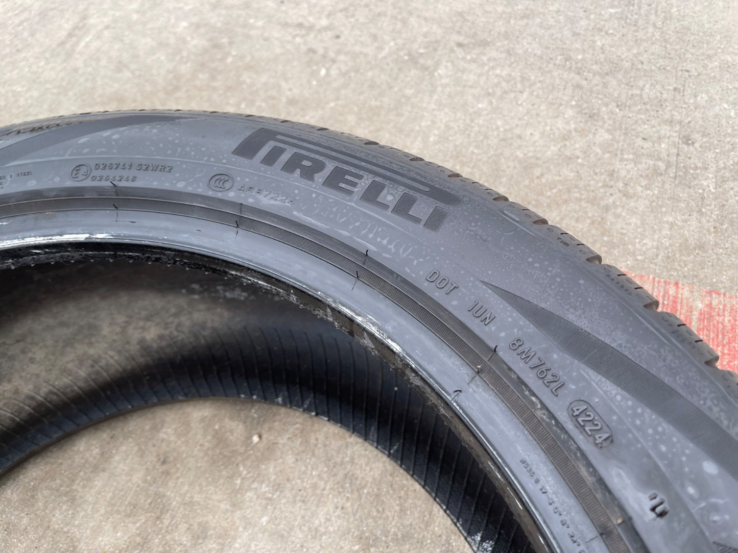 (1) 275/45/21 Pirelli P Zero A/S tire 110W M+S