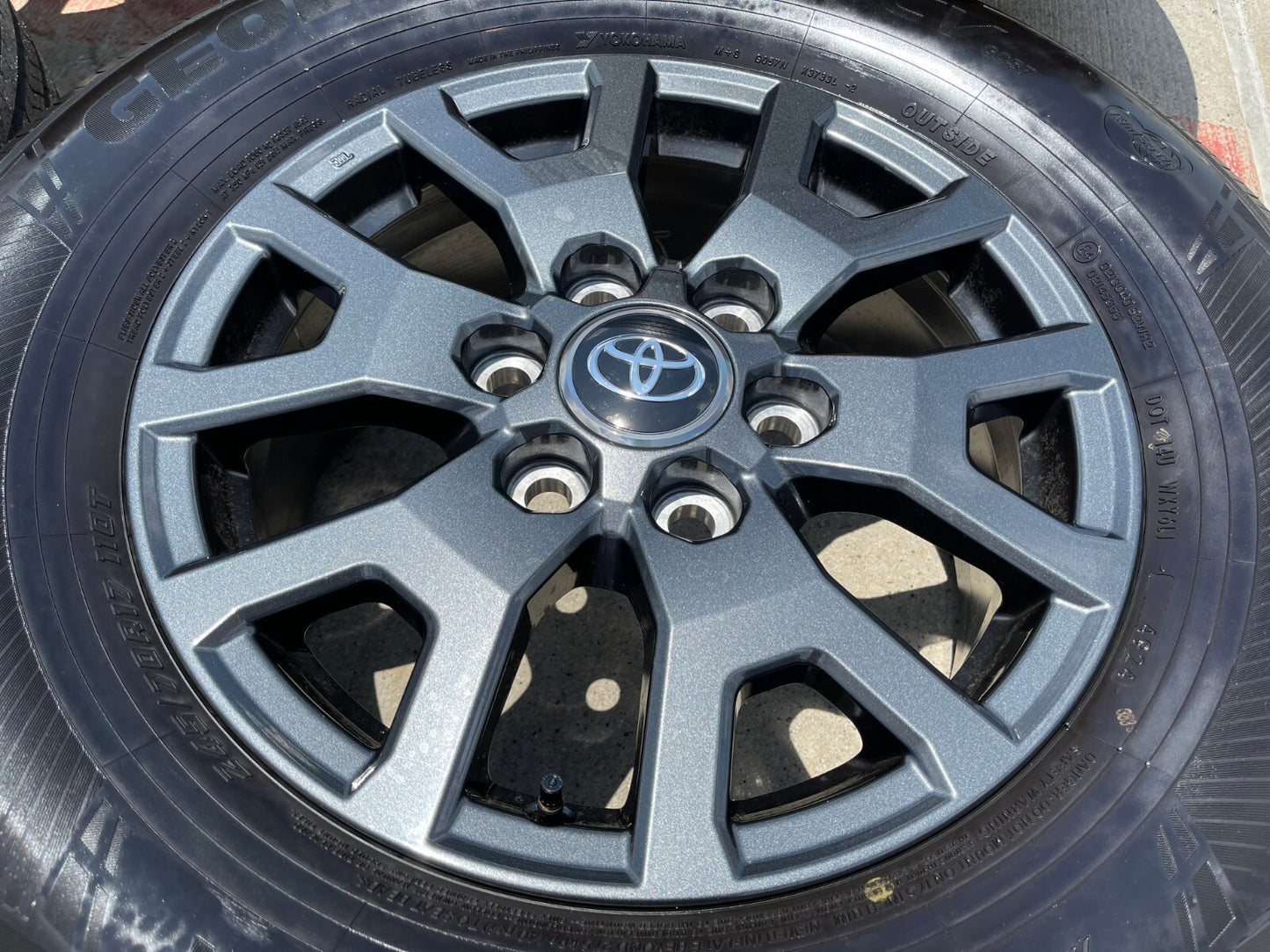 17" Toyota Tacoma 4Runner TRD OEM 10637 94254 wheel rim single 2025 2026 NEW